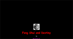 Desktop Screenshot of fengshuianddestiny.com