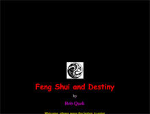 Tablet Screenshot of fengshuianddestiny.com